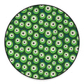 Monster Eyes Pattern Print Round Floor Mat