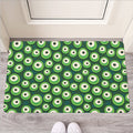 Monster Eyes Pattern Print Rubber Doormat