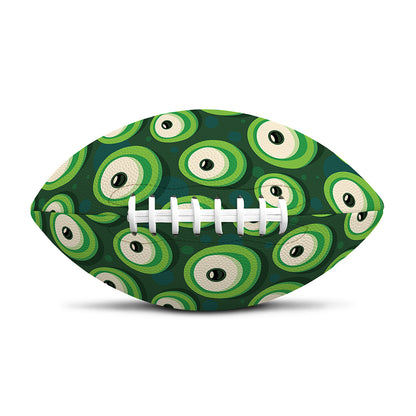 Monster Eyes Pattern Print Rugby Ball