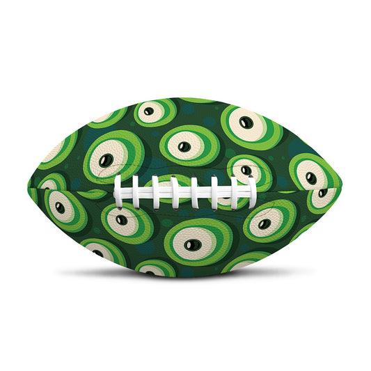 Monster Eyes Pattern Print Rugby Ball