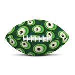 Monster Eyes Pattern Print Rugby Ball