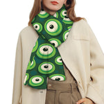 Monster Eyes Pattern Print Scarf