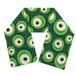 Monster Eyes Pattern Print Scarf