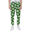 Monster Eyes Pattern Print Joggers