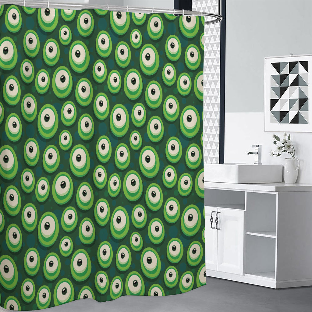 Monster Eyes Pattern Print Shower Curtain