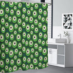 Monster Eyes Pattern Print Shower Curtain