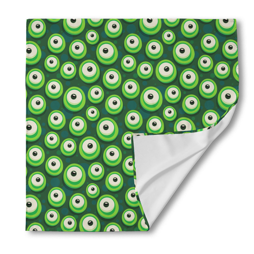 Monster Eyes Pattern Print Silk Bandana