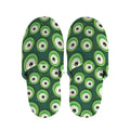 Monster Eyes Pattern Print Slippers