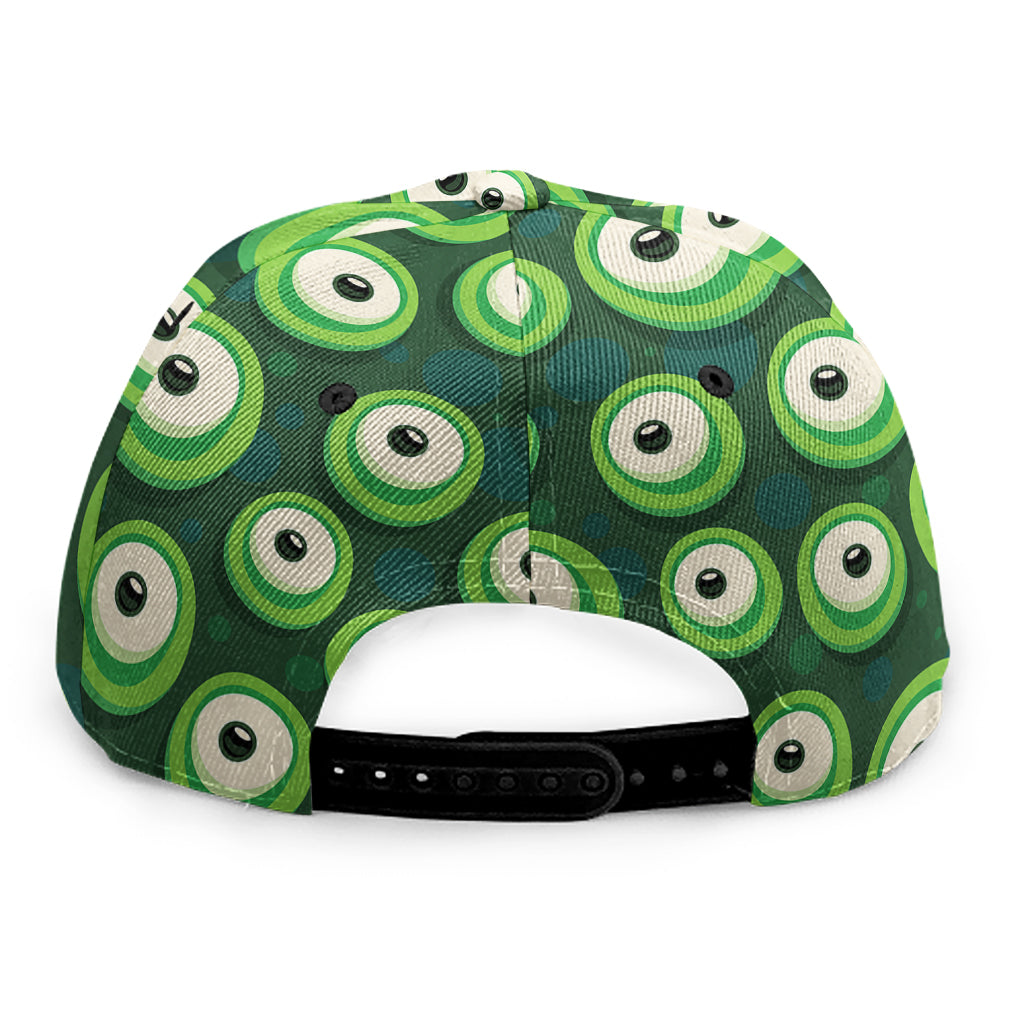 Monster Eyes Pattern Print Snapback Cap