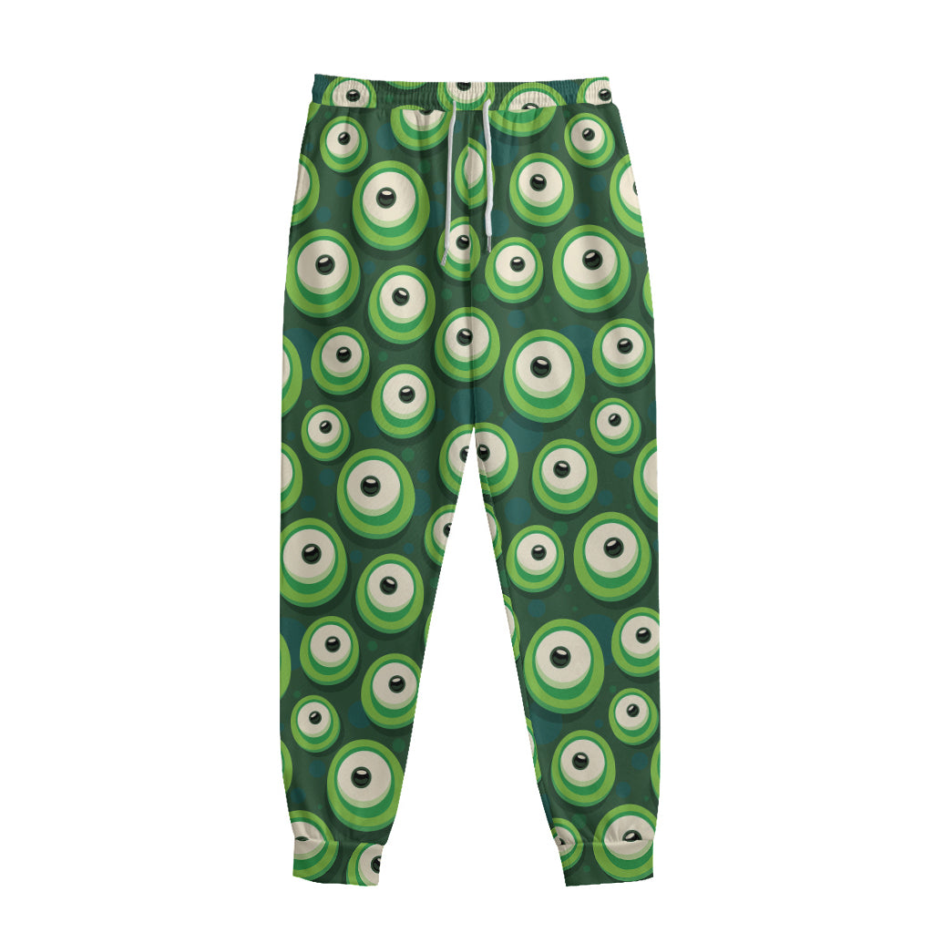 Monster Eyes Pattern Print Sweatpants