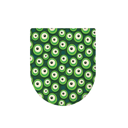 Monster Eyes Pattern Print Toilet Lid Cover