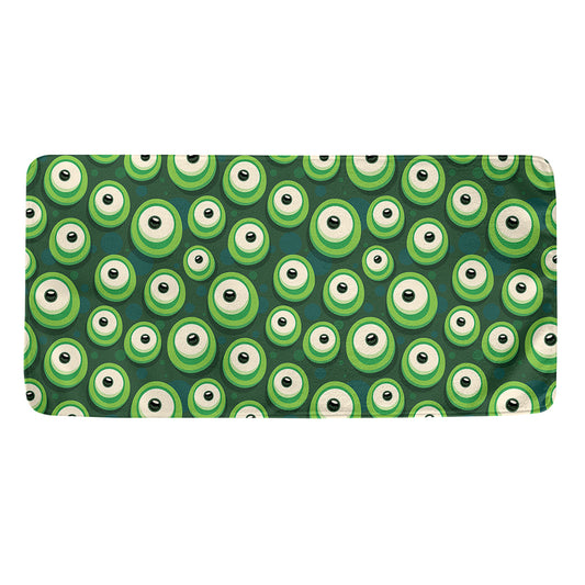Monster Eyes Pattern Print Towel