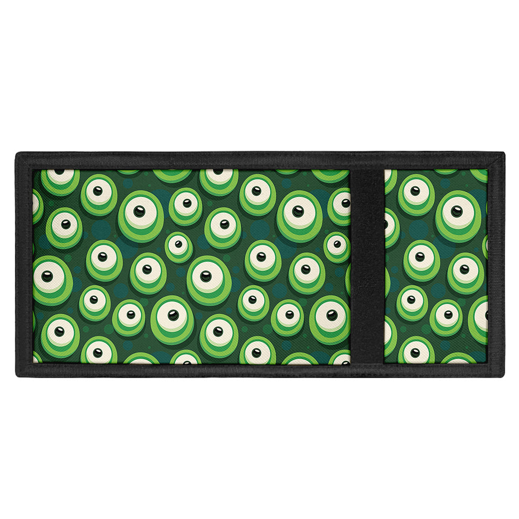 Monster Eyes Pattern Print Trifold Wallet