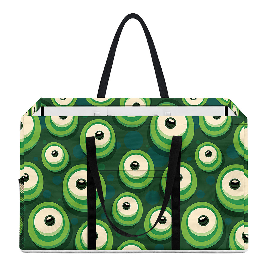 Monster Eyes Pattern Print Utility Tote Bag