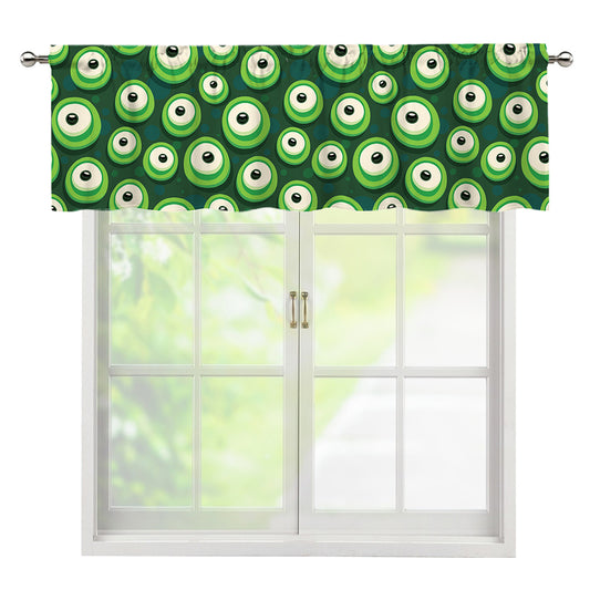 Monster Eyes Pattern Print Window Valance