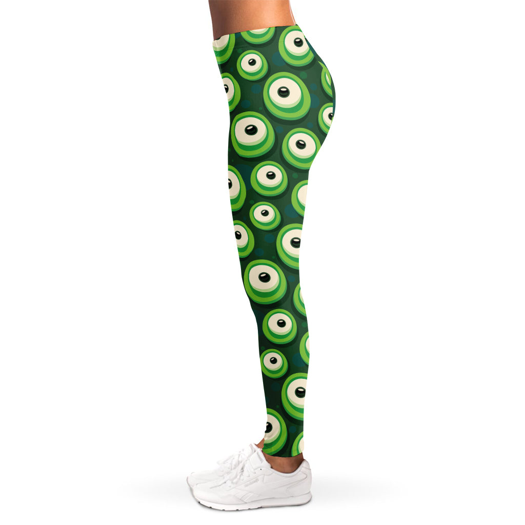 Monster Eyes Pattern Print Women's Leggings