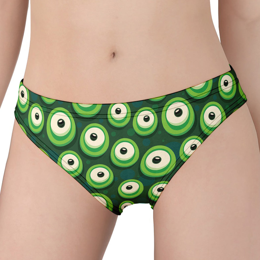 Monster Eyes Pattern Print Women's Panties