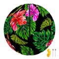 Monstera Hibiscus Hawaii Pattern Print Basketball