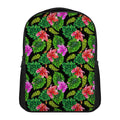 Monstera Hibiscus Hawaii Pattern Print Casual Backpack