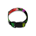 Monstera Hibiscus Hawaii Pattern Print Dog Collar
