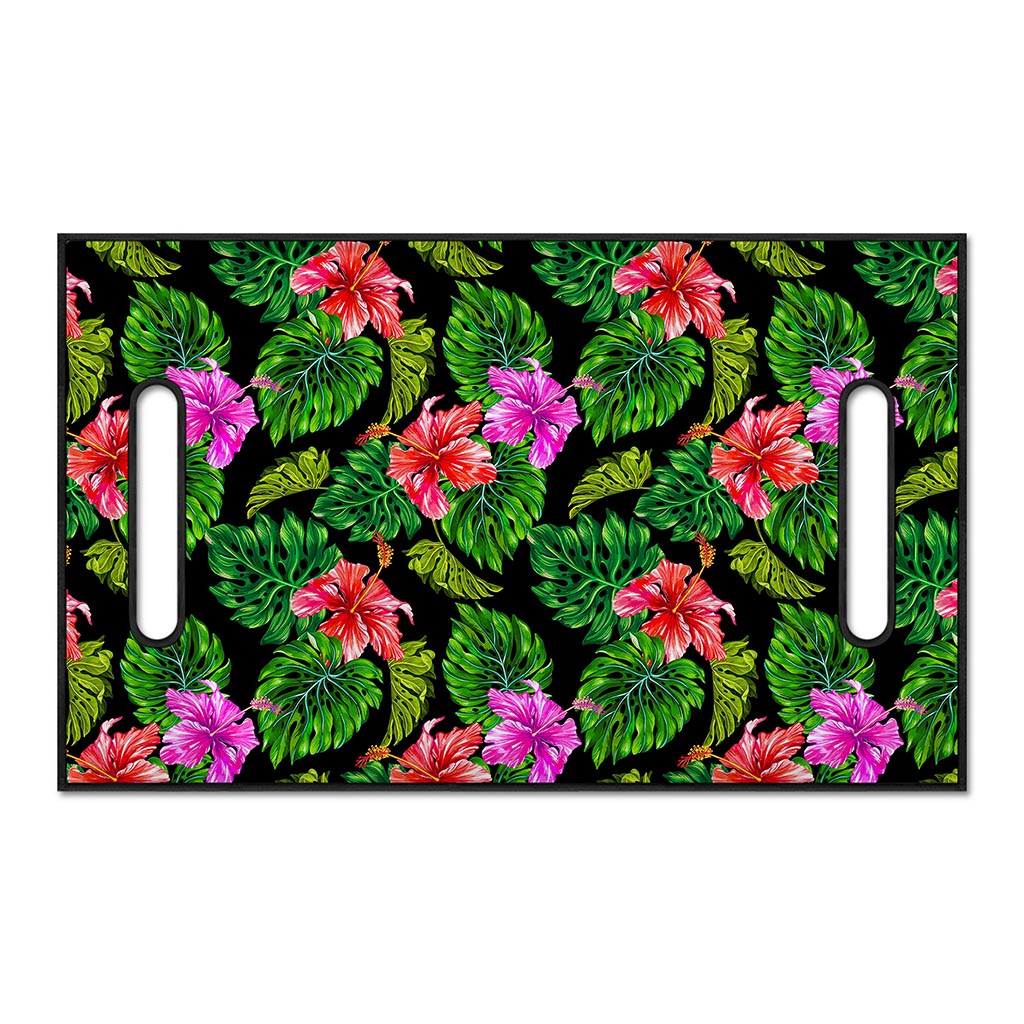 Monstera Hibiscus Hawaii Pattern Print Golf Cart Seat Cover