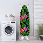 Monstera Hibiscus Hawaii Pattern Print Ironing Board Cover
