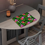 Monstera Hibiscus Hawaii Pattern Print Placemat