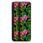 Monstera Hibiscus Hawaii Pattern Print Refrigerator Handle Covers
