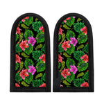 Monstera Hibiscus Hawaii Pattern Print Skillet Handle Cover