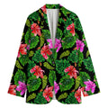 Monstera Hibiscus Hawaii Pattern Print Women's Blazer