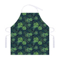 Monstera Palm Leaves Pattern Print Adjustable Apron
