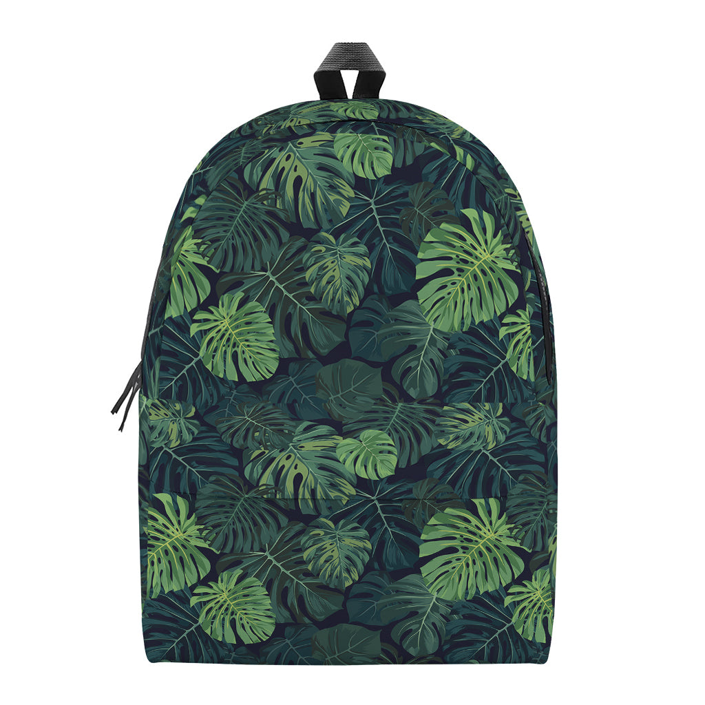 Monstera Palm Leaves Pattern Print Backpack