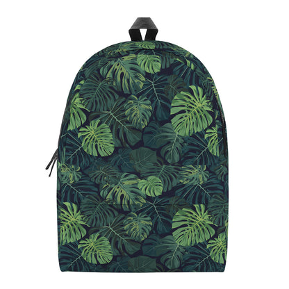 Monstera Palm Leaves Pattern Print Backpack