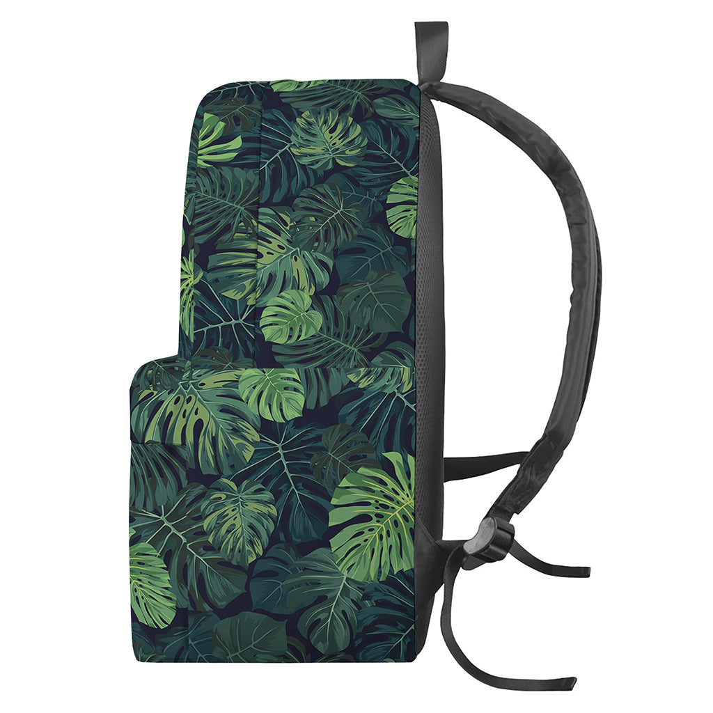 Monstera Palm Leaves Pattern Print Backpack