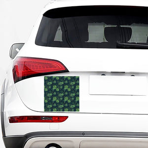 Monstera Palm Leaves Pattern Print Car Sticker