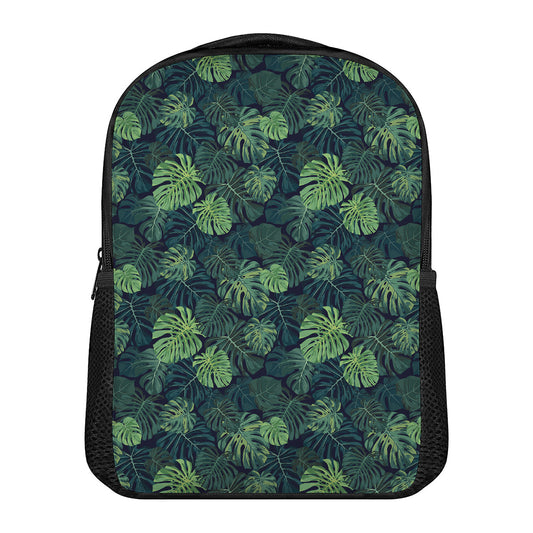 Monstera Palm Leaves Pattern Print Casual Backpack