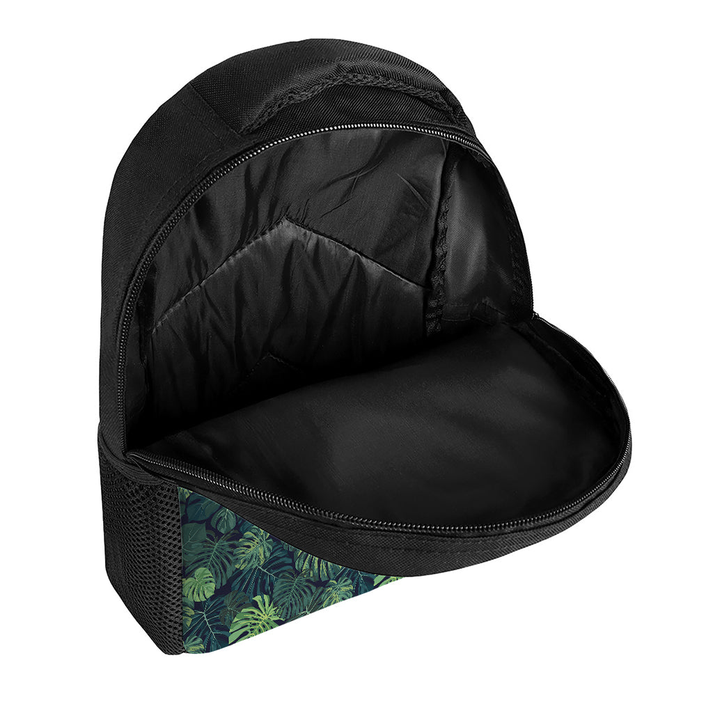 Monstera Palm Leaves Pattern Print Casual Backpack