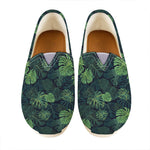 Monstera Palm Leaves Pattern Print Casual Shoes