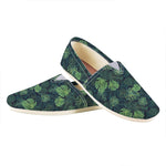 Monstera Palm Leaves Pattern Print Casual Shoes