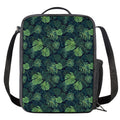 Monstera Palm Leaves Pattern Print Crossbody Lunch Bag