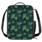 Monstera Palm Leaves Pattern Print Crossbody Lunch Bag