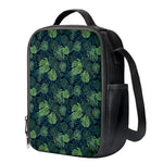 Monstera Palm Leaves Pattern Print Crossbody Lunch Bag