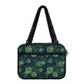Monstera Palm Leaves Pattern Print Double Strap Bible Bag