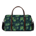 Monstera Palm Leaves Pattern Print Duffel Bag