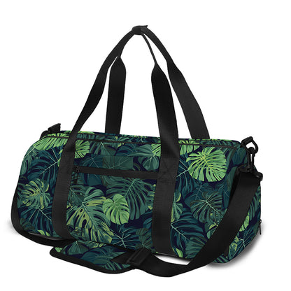 Monstera Palm Leaves Pattern Print Gym Bag