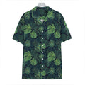 Monstera Palm Leaves Pattern Print Hawaiian Shirt