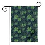 Monstera Palm Leaves Pattern Print House Flag