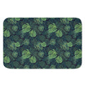 Monstera Palm Leaves Pattern Print Indoor Door Mat