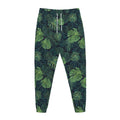 Monstera Palm Leaves Pattern Print Jogger Pants