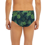 Monstera Palm Leaves Pattern Print Men's Briefs